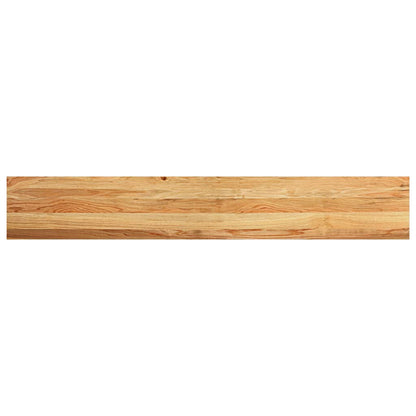Window Sills 2 pcs Light Brown 160x30x2 cm Solid Wood Oak