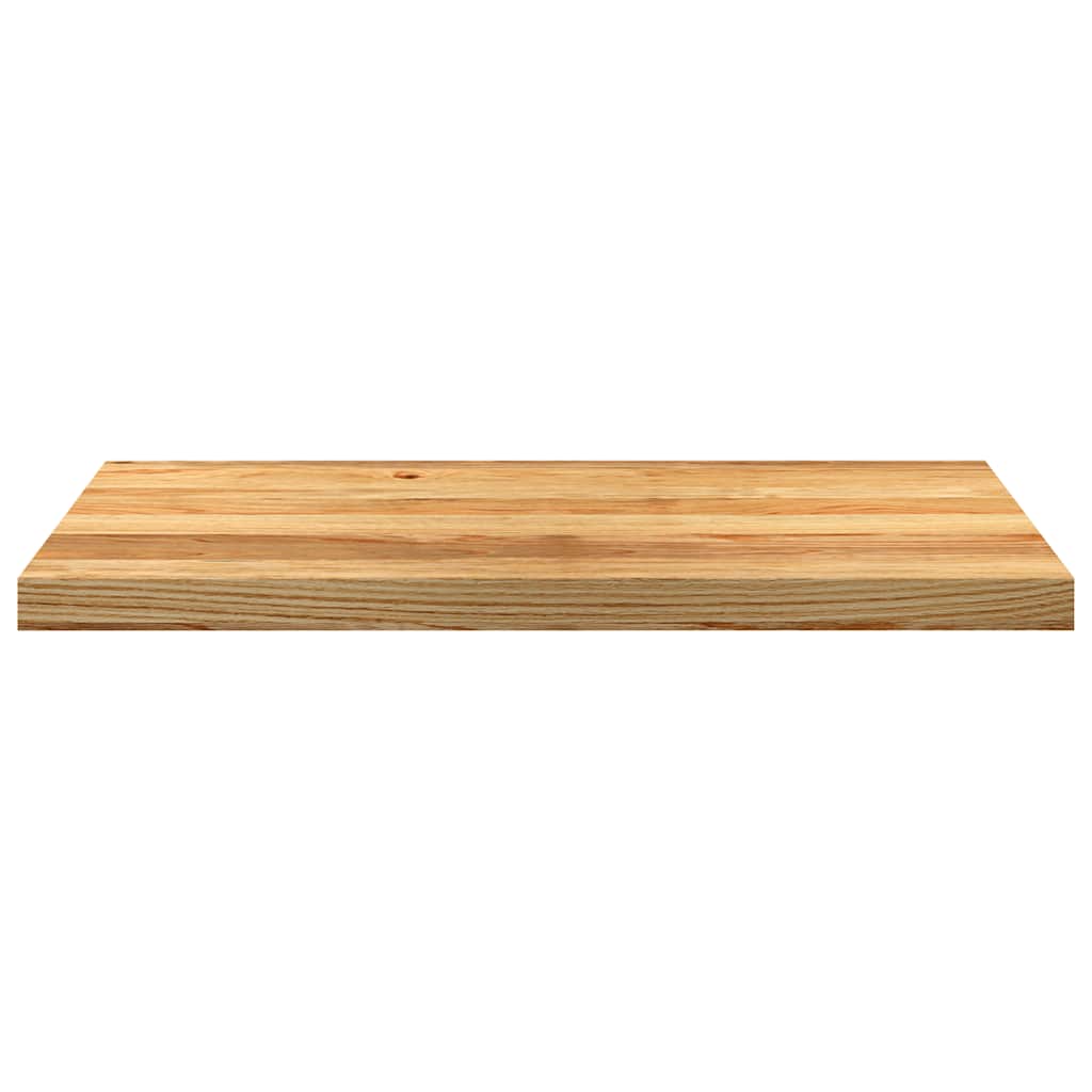Window Sills 2 pcs Light Brown 80x40x2 cm Solid Wood Oak