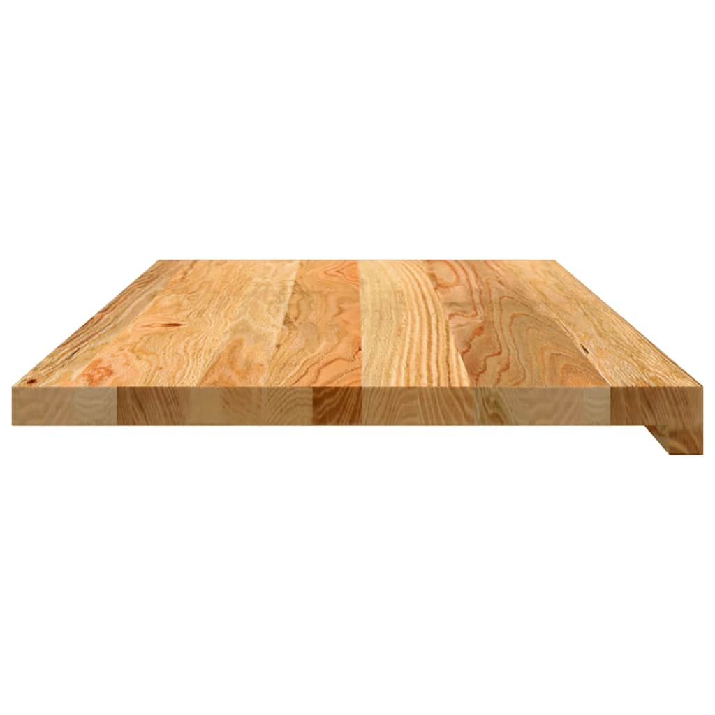 Window Sills 2 pcs Light Brown 80x40x2 cm Solid Wood Oak