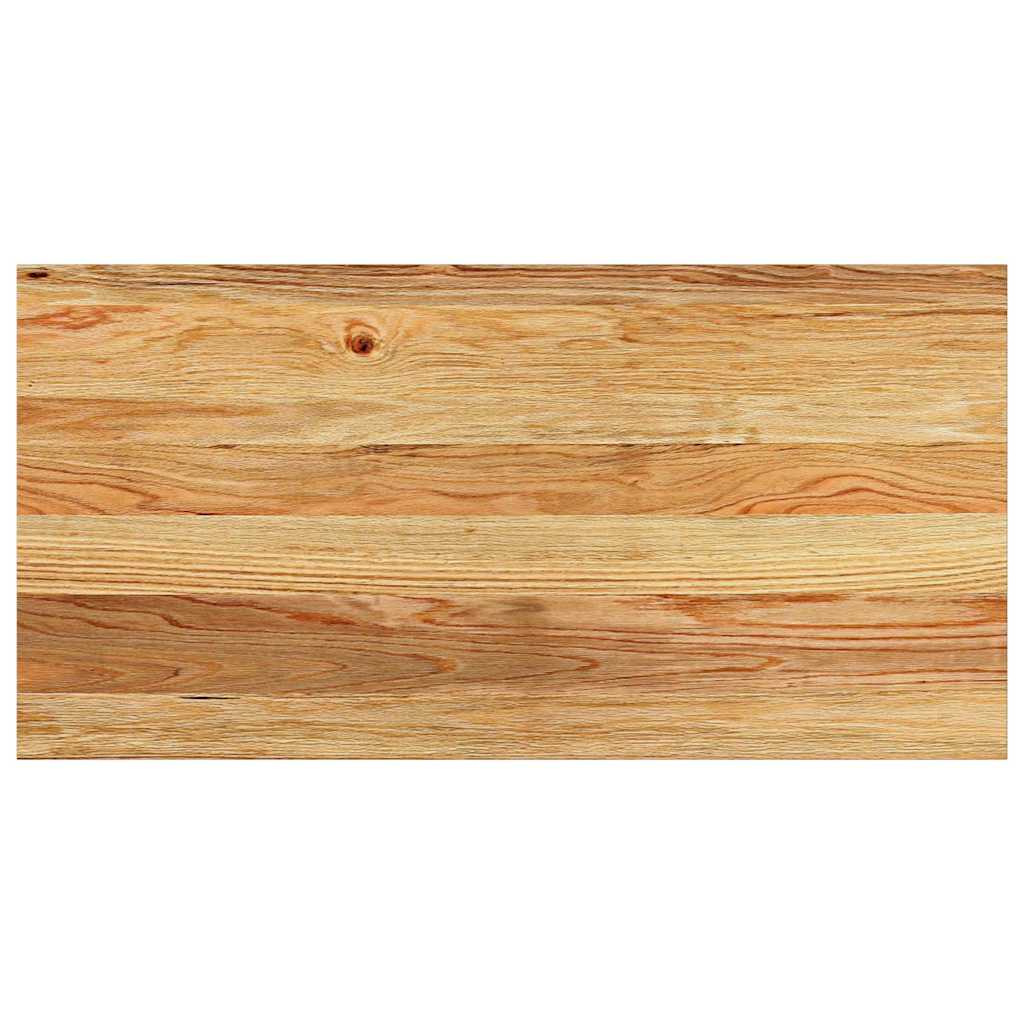 Window Sills 2 pcs Light Brown 80x40x2 cm Solid Wood Oak