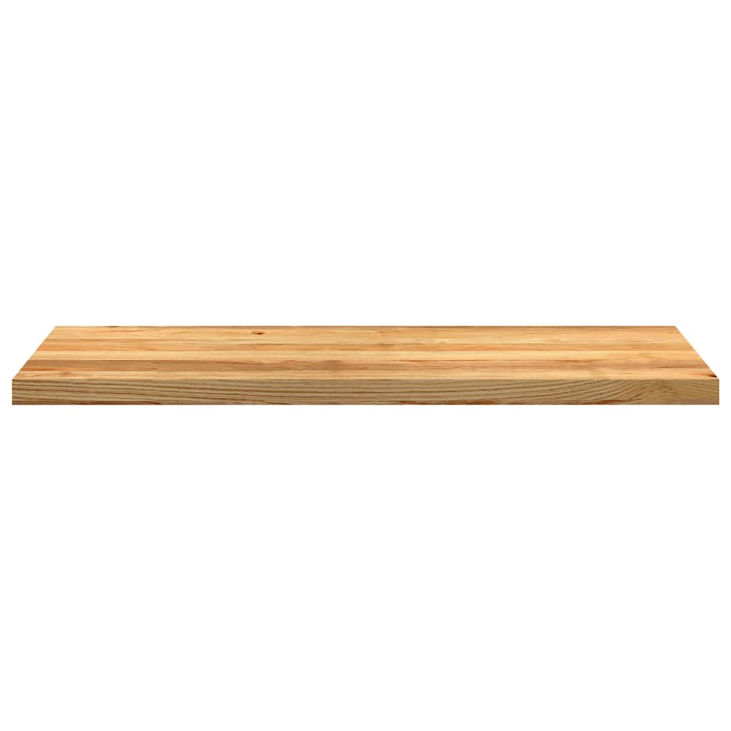 Window Sills 2 pcs Light Brown 110x40x2 cm Solid Wood Oak