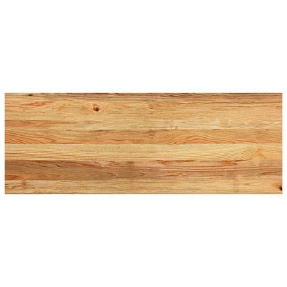 Window Sills 2 pcs Light Brown 110x40x2 cm Solid Wood Oak