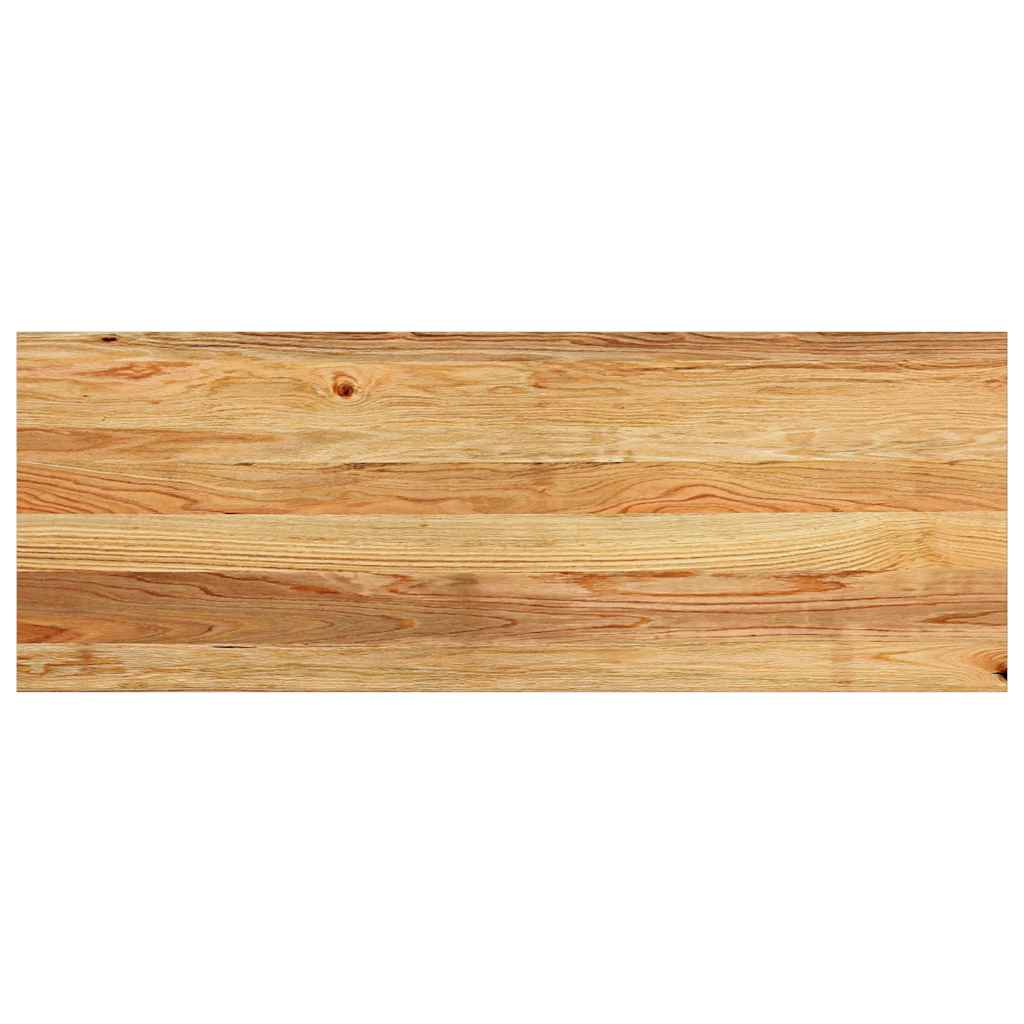 Window Sills 2 pcs Light Brown 110x40x2 cm Solid Wood Oak