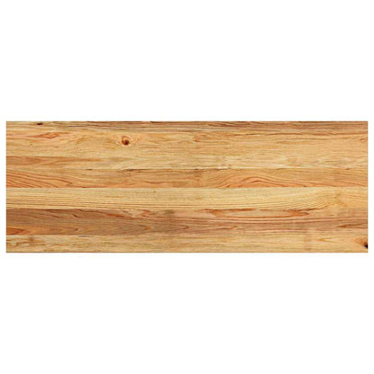 Window Sills 2 pcs Light Brown 110x40x2 cm Solid Wood Oak
