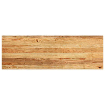 Window Sills 2 pcs Light Brown 120x40x2 cm Solid Wood Oak