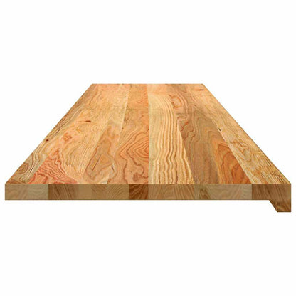 Window Sills 2 pcs Light Brown 160x40x2 cm Solid Wood Oak