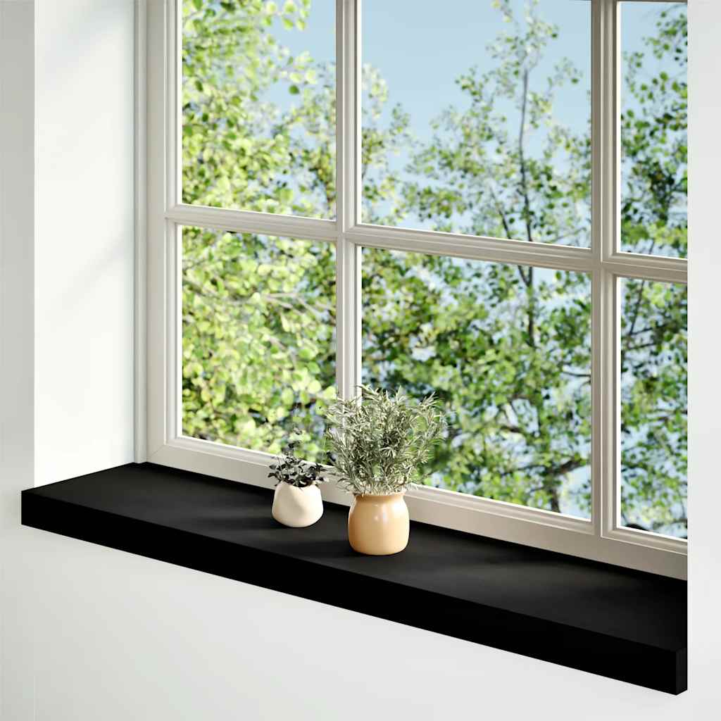 Window Sills 2 pcs Dark Brown 70x20x2 cm Solid Wood Oak