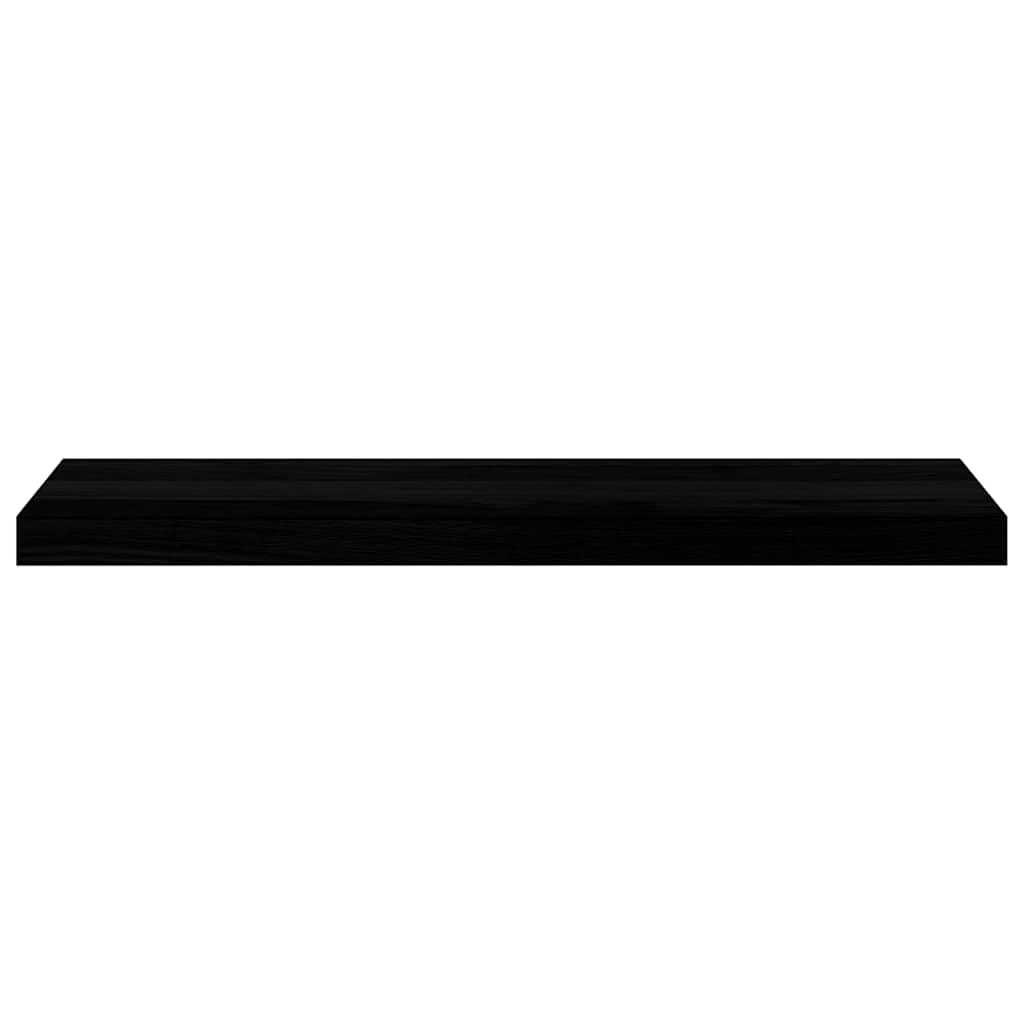 Window Sills 2 pcs Brown Black 80x20x2 cm Solid Wood Oak