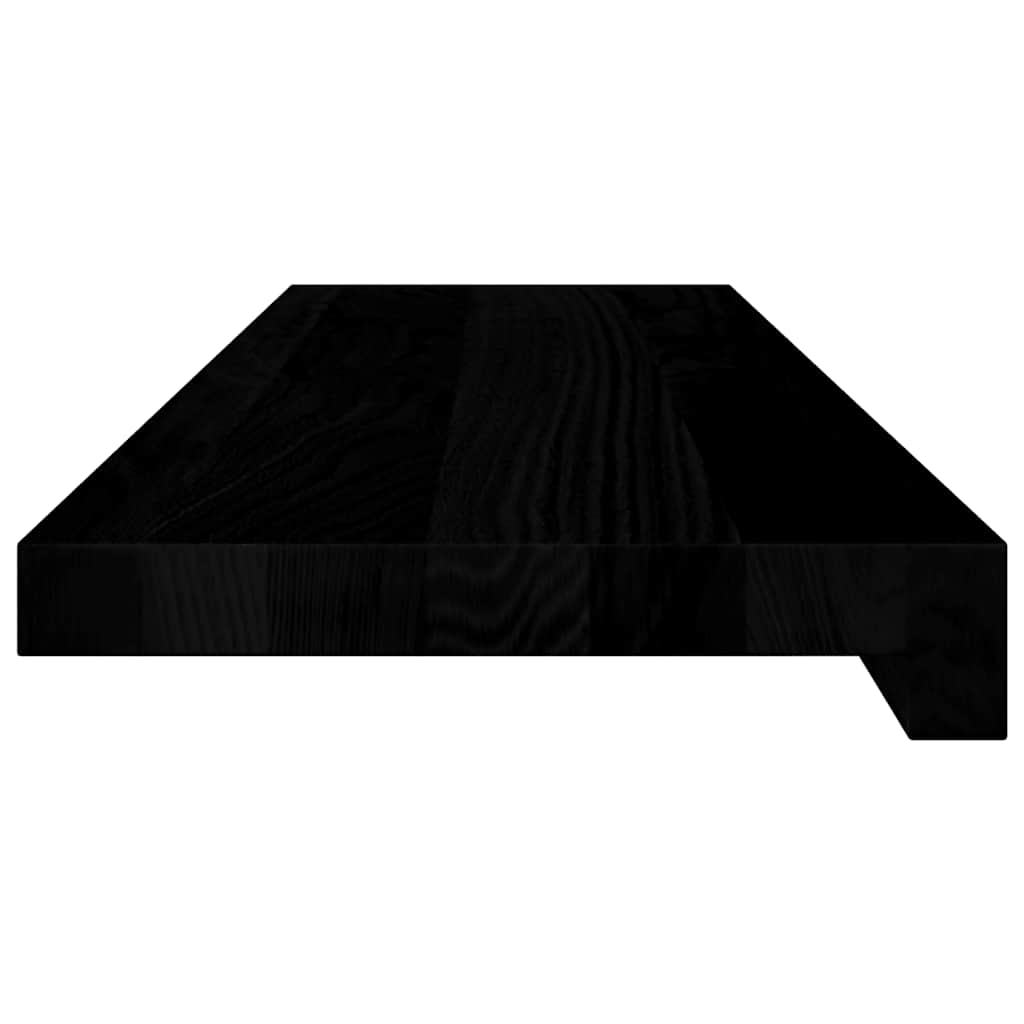 Window Sills 2 pcs Brown Black 80x20x2 cm Solid Wood Oak