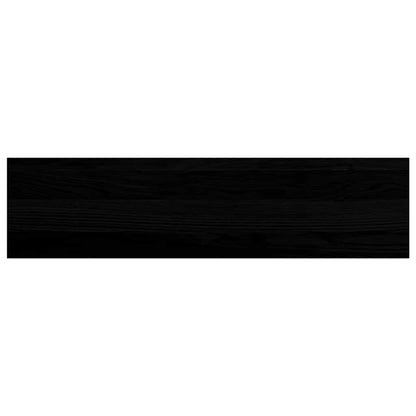 Window Sills 2 pcs Brown Black 80x20x2 cm Solid Wood Oak