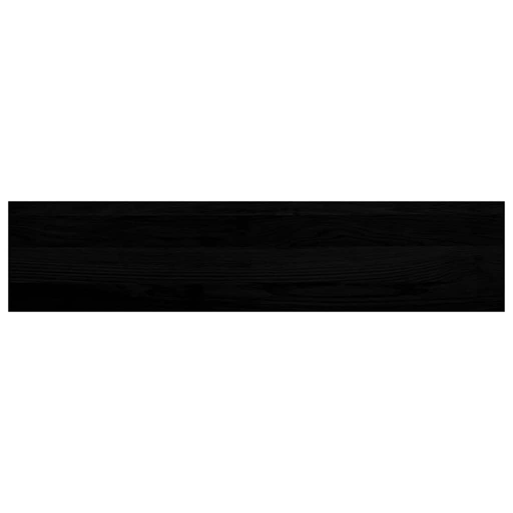 Window Sills 2 pcs Brown Black 90x20x2 cm Solid Wood Oak
