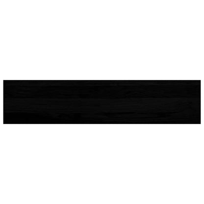 Window Sills 2 pcs Brown Black 90x20x2 cm Solid Wood Oak