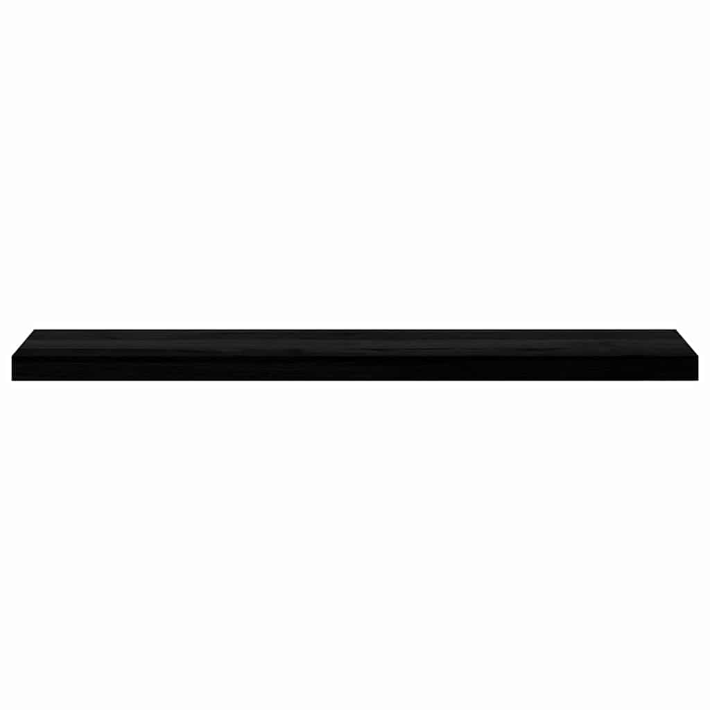 Window Sills 2 pcs Brown Black 110x20x2 cm Solid Wood Oak