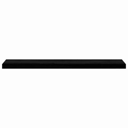 Window Sills 2 pcs Brown Black 110x20x2 cm Solid Wood Oak