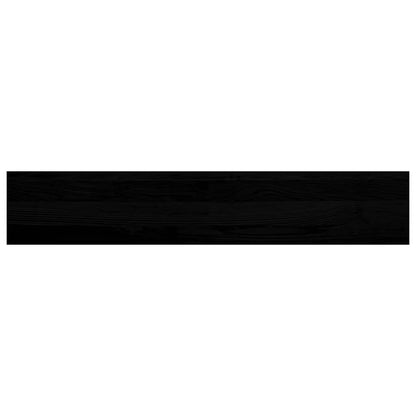 Window Sills 2 pcs Brown Black 110x20x2 cm Solid Wood Oak