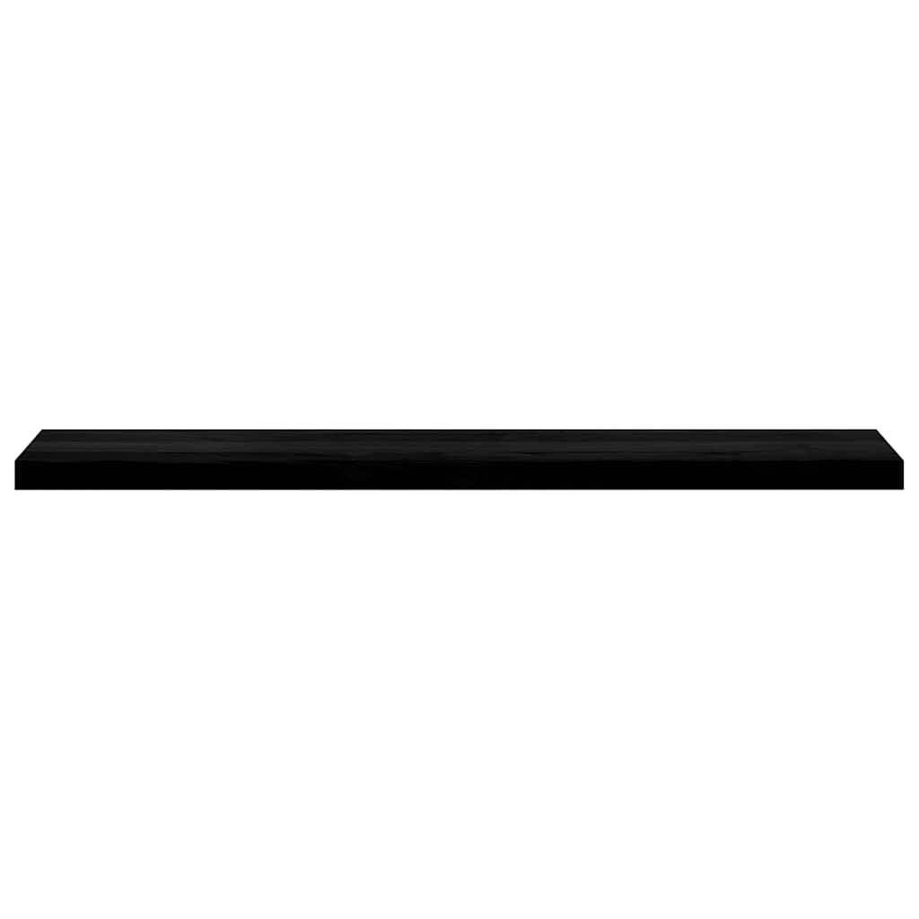Window Sills 2 pcs Brown Black 120x20x2 cm Solid Wood Oak