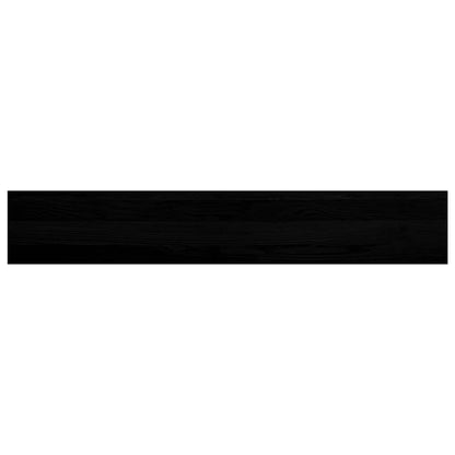 Window Sills 2 pcs Brown Black 120x20x2 cm Solid Wood Oak