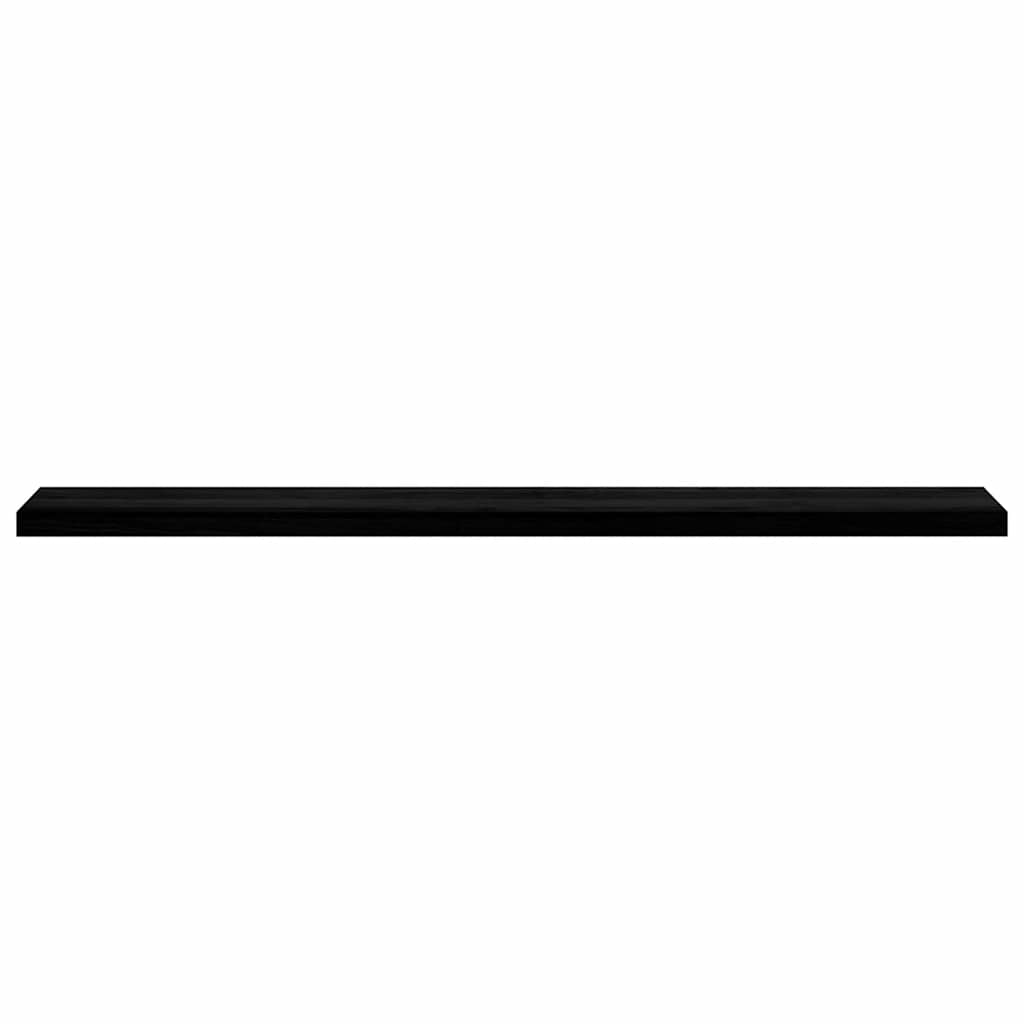Window Sills 2 pcs Brown Black 160x20x2 cm Solid Wood Oak