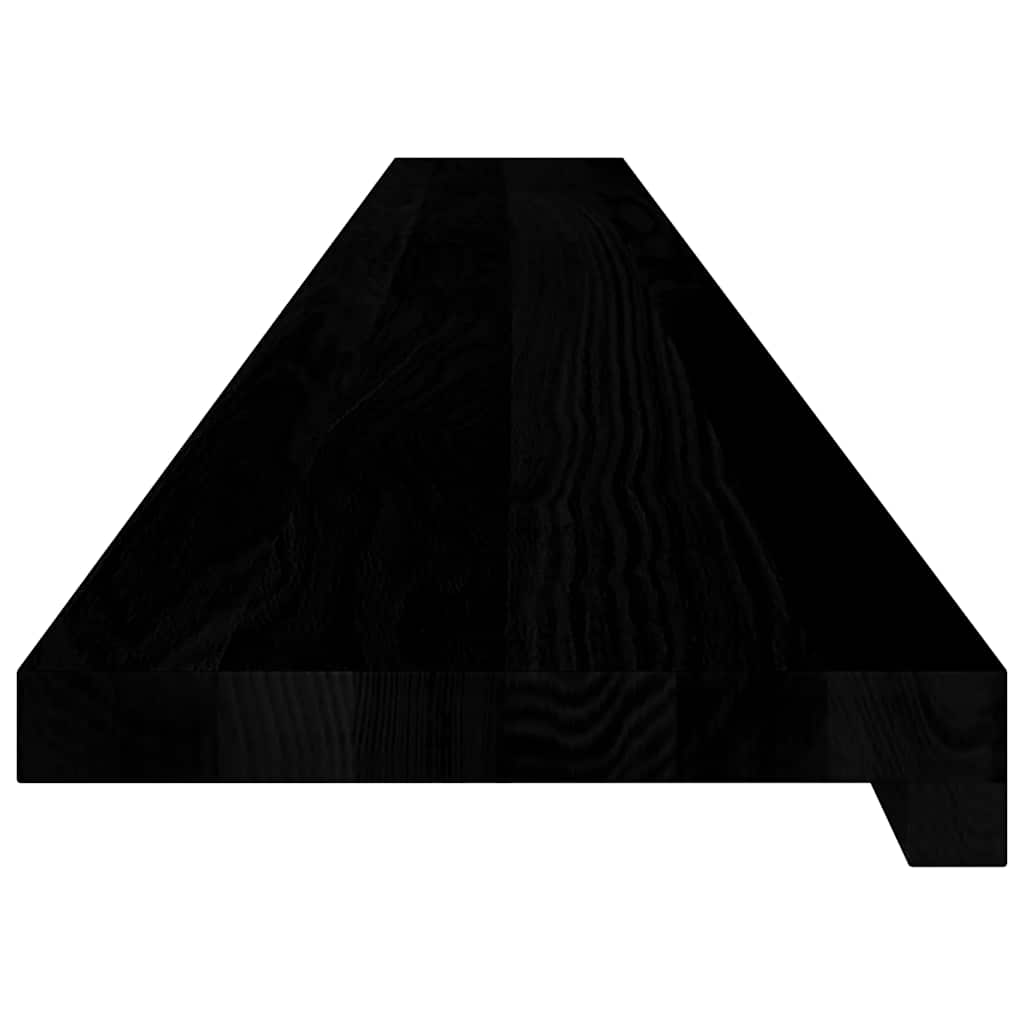 Window Sills 2 pcs Dark Brown 160x20x2 cm Solid Wood Oak