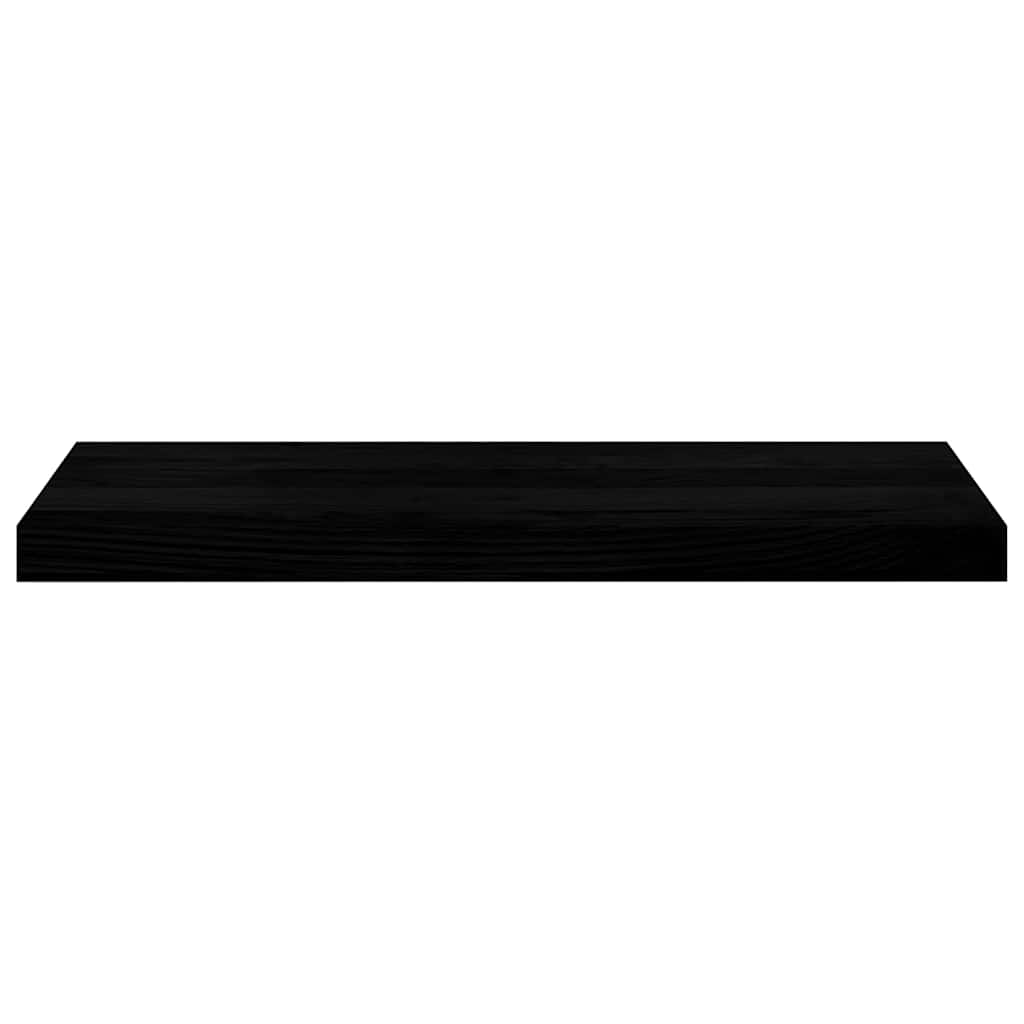 Window Sills 2 pcs Brown Black 70x25x2 cm Solid Wood Oak