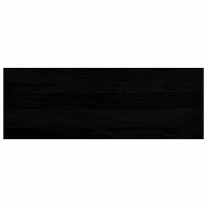 Window Sills 2 pcs Brown Black 70x25x2 cm Solid Wood Oak