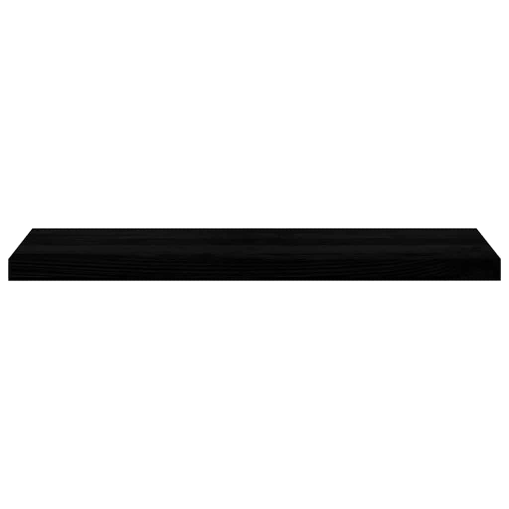 Window Sills 2 pcs Brown Black 90x25x2 cm Solid Wood Oak