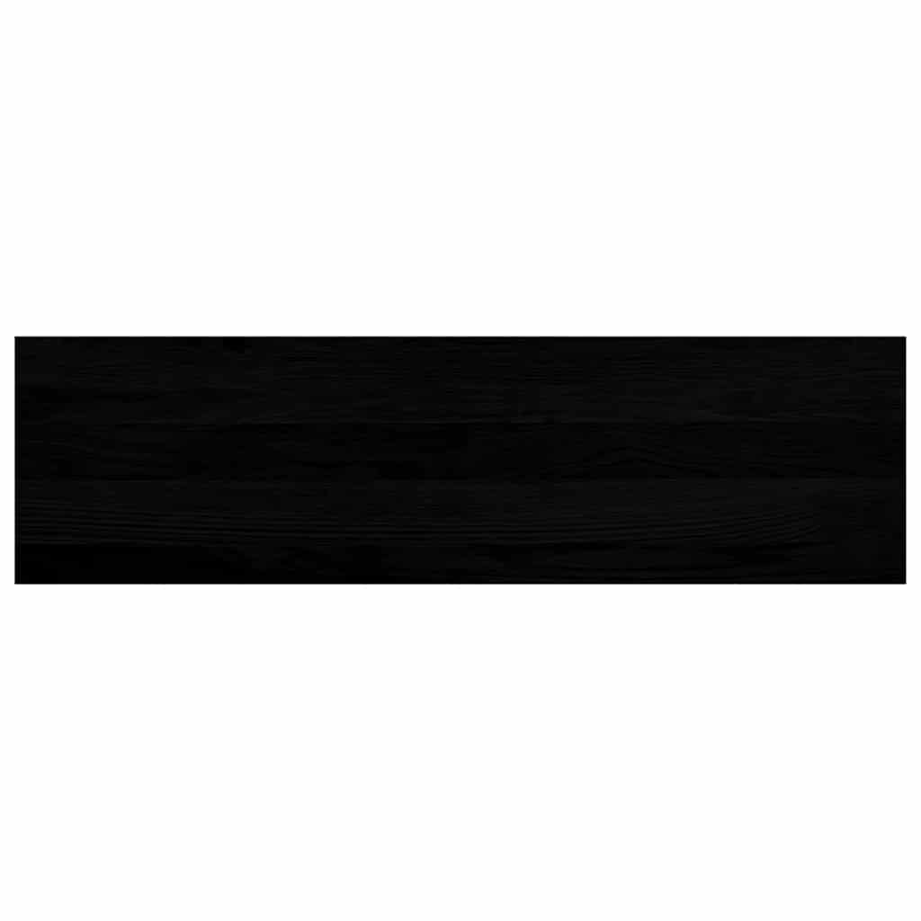 Window Sills 2 pcs Brown Black 90x25x2 cm Solid Wood Oak