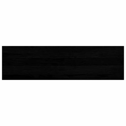 Window Sills 2 pcs Brown Black 90x25x2 cm Solid Wood Oak