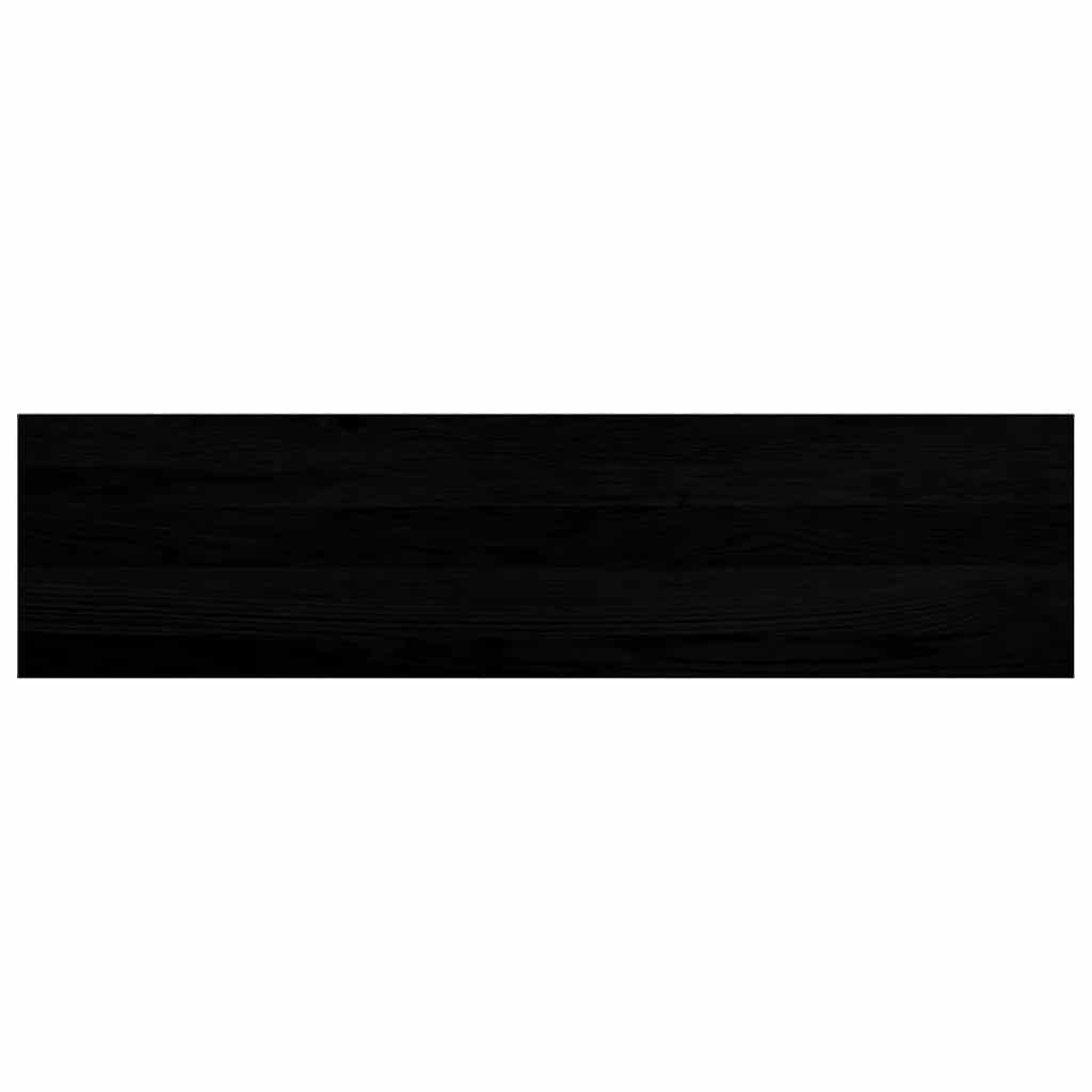 Window Sills 2 pcs Dark Brown 100x25x2 cm Solid Wood Oak