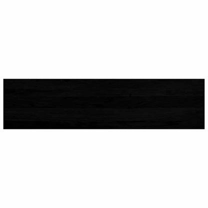 Window Sills 2 pcs Dark Brown 100x25x2 cm Solid Wood Oak