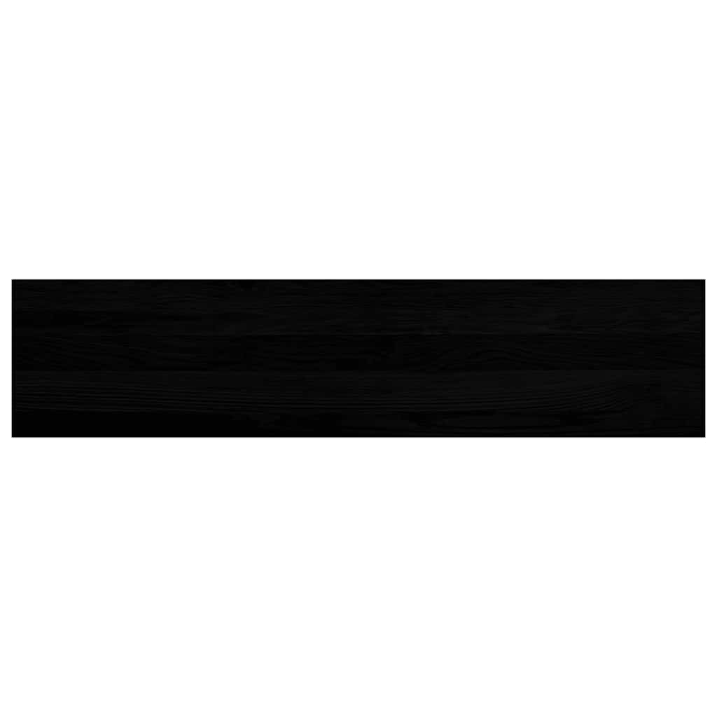 Window Sills 2 pcs Dark Brown 110x25x2 cm Solid Wood Oak