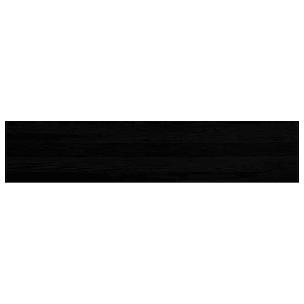 Window Sills 2 pcs Dark Brown 120x25x2 cm Solid Wood Oak