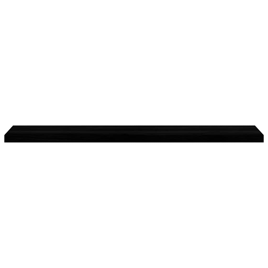 Window Sills 2 pcs Brown Black 140x25x2 cm Solid Wood Oak