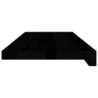 Window Sills 2 pcs Dark Brown 70x30x2 cm Solid Wood Oak