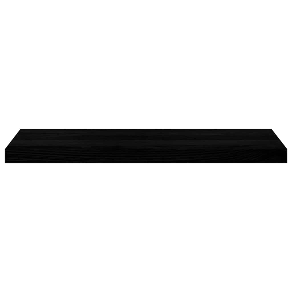 Window Sills 2 pcs Brown Black 80x30x2 cm Solid Wood Oak