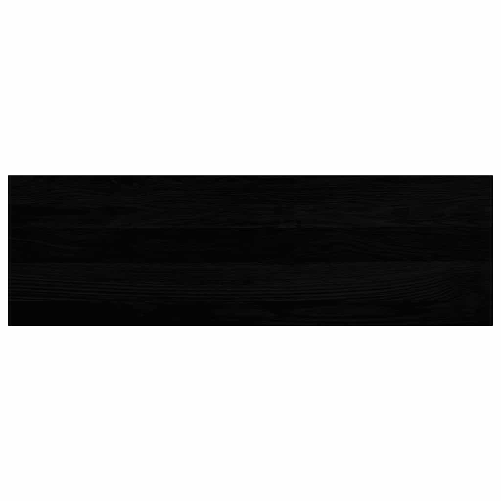 Window Sills 2 pcs Dark Brown 80x30x2 cm Solid Wood Oak