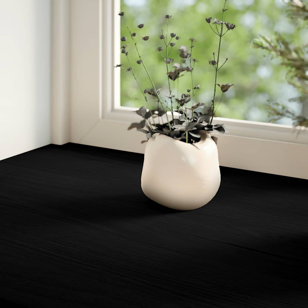 Window Sills 2 pcs Dark Brown 100x30x2 cm Solid Wood Oak