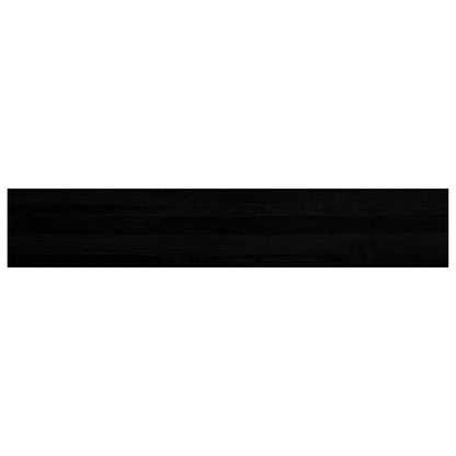 Window Sills 2 pcs Brown Black 140x30x2 cm Solid Wood Oak