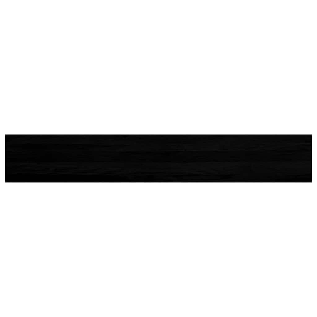 Window Sills 2 pcs Brown Black 160x30x2 cm Solid Wood Oak