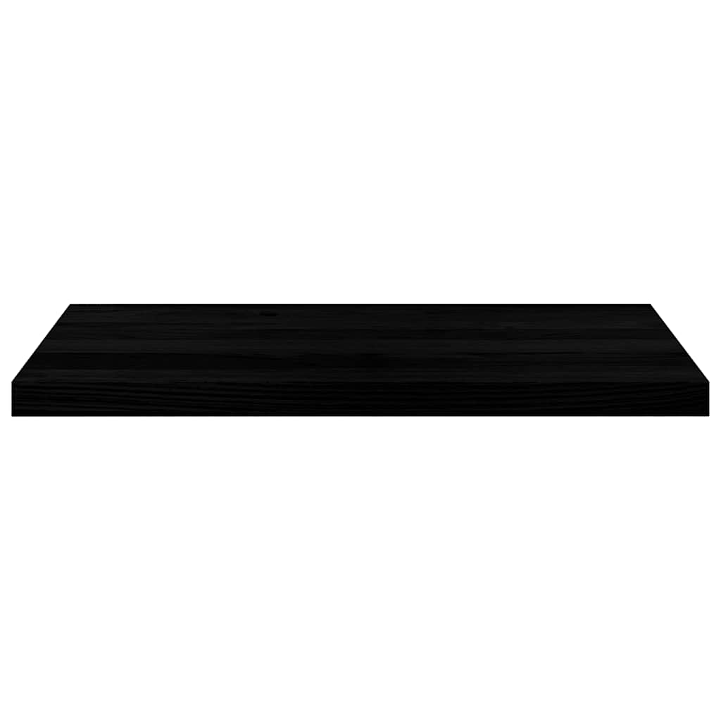 Window Sills 2 pcs Brown Black 80x40x2 cm Solid Wood Oak