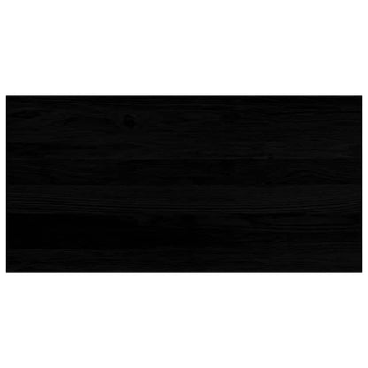 Window Sills 2 pcs Brown Black 80x40x2 cm Solid Wood Oak