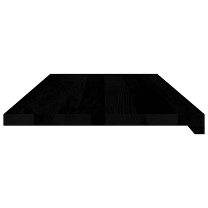 Window Sills 2 pcs Dark Brown 90x40x2 cm Solid Wood Oak