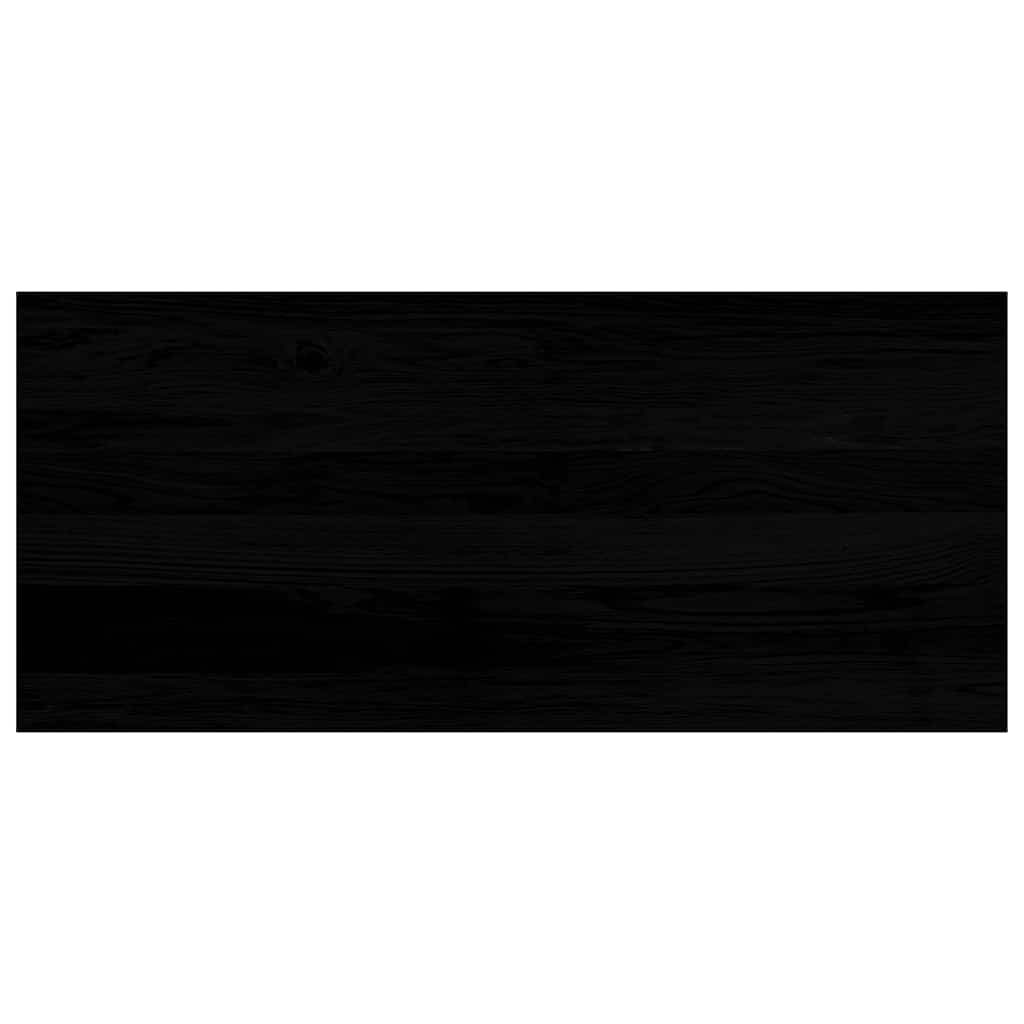 Window Sills 2 pcs Brown Black 90x40x2 cm Solid Wood Oak