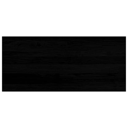 Window Sills 2 pcs Brown Black 90x40x2 cm Solid Wood Oak