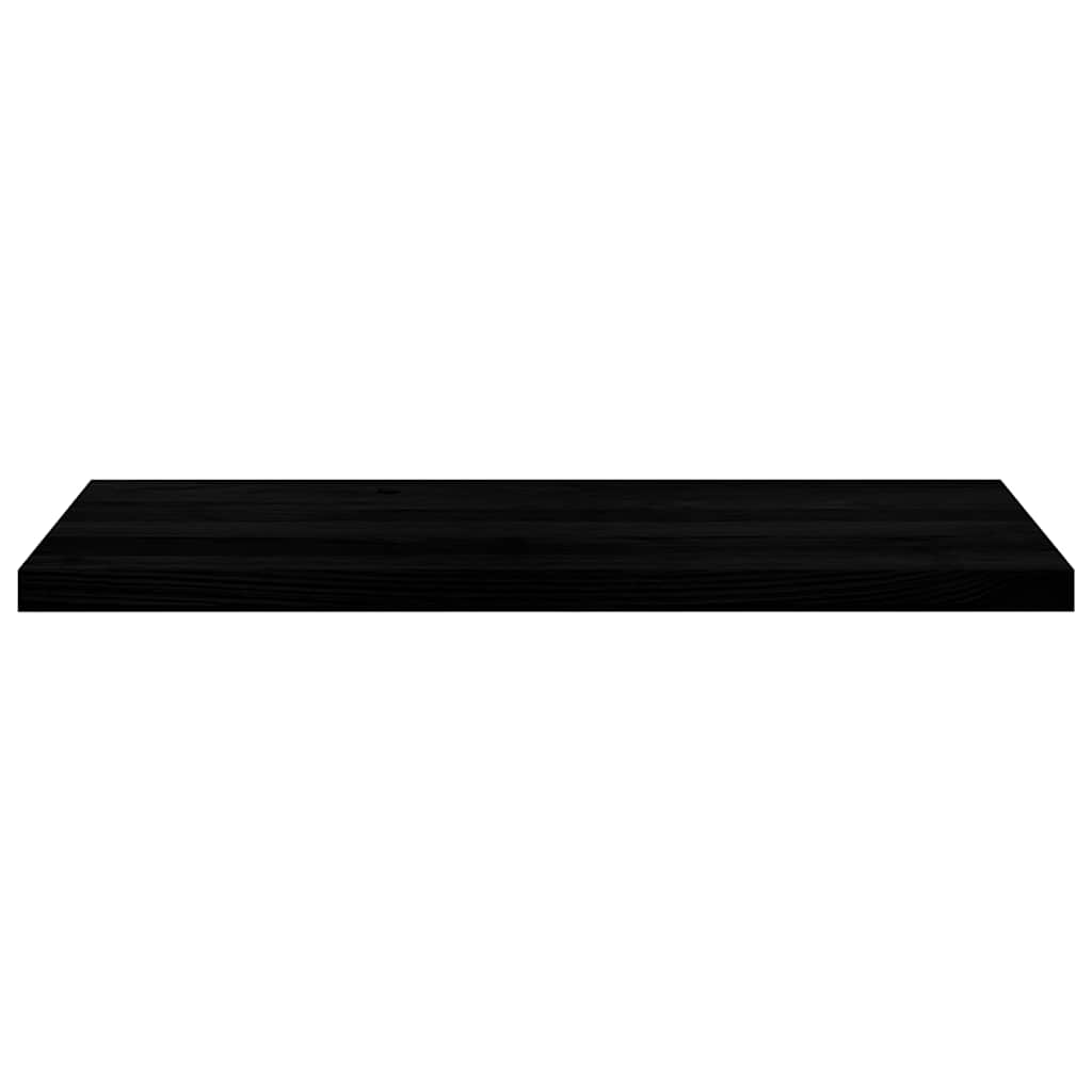 Window Sills 2 pcs Brown Black 100x40x2 cm Solid Wood Oak