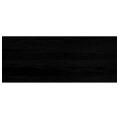 Window Sills 2 pcs Brown Black 100x40x2 cm Solid Wood Oak