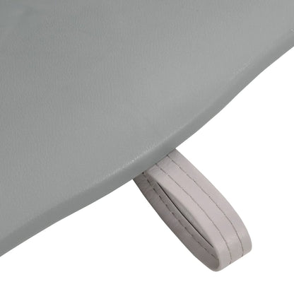 4 Piece Foldable Boat Seat Set No Pillow Grey 48x51x41 cm