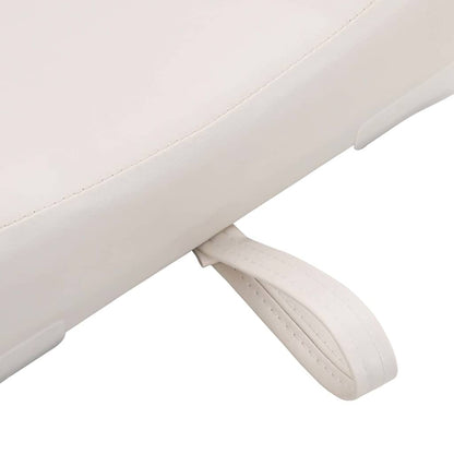 Foldable Boat Seat 1 Set Blue and White 41x36x48 cm