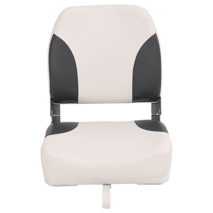 Foldable Boat Seat 1 Set Low Backrest with Fixing Strap