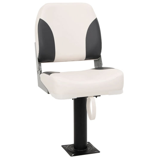 Foldable Boat Seat 1 Set Low Backrest with Fixing Strap